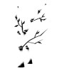 竹【イラスト曲り】 (Bamboo [illustrations, bending]) [ID:12725]