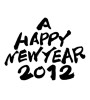 A HAPPY NEW YEAR 2012（素材番号:2366）