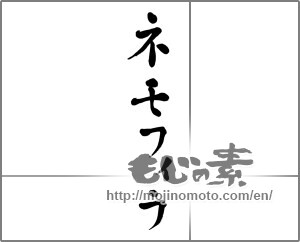 Japanese calligraphy "ネモフィラ" [32823]