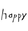 happy（素材番号:2572）